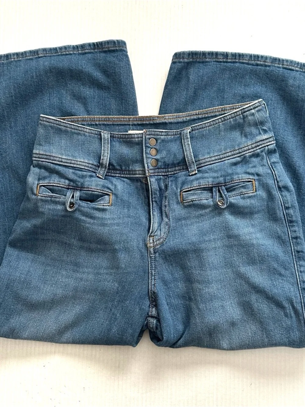 Anthropologie Pilcro Wide Leg Crop Jeans Size 29 - Picture 8 of 14